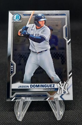 Jasson Dominguez 2021 Bowman Chrome Draft New York Yankees BDC-77