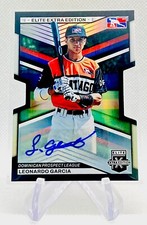 2023 Elite Extra Edition Leonardo Garcia DPL Signatures Die-Cut Auto 18/399 #183
