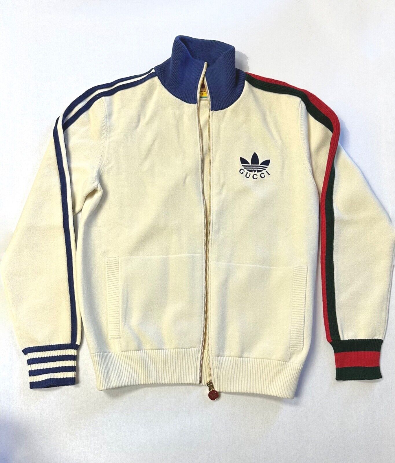 Gucci X Adidas Viscose Zip-Up Jacket White | lupon.gov.ph