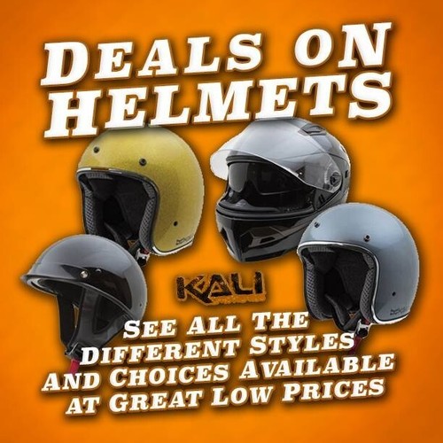 Kali 3/4 Helmet Rava Vintage Style Size Small Gloss White Harley Chopper Rider - Picture 4 of 7