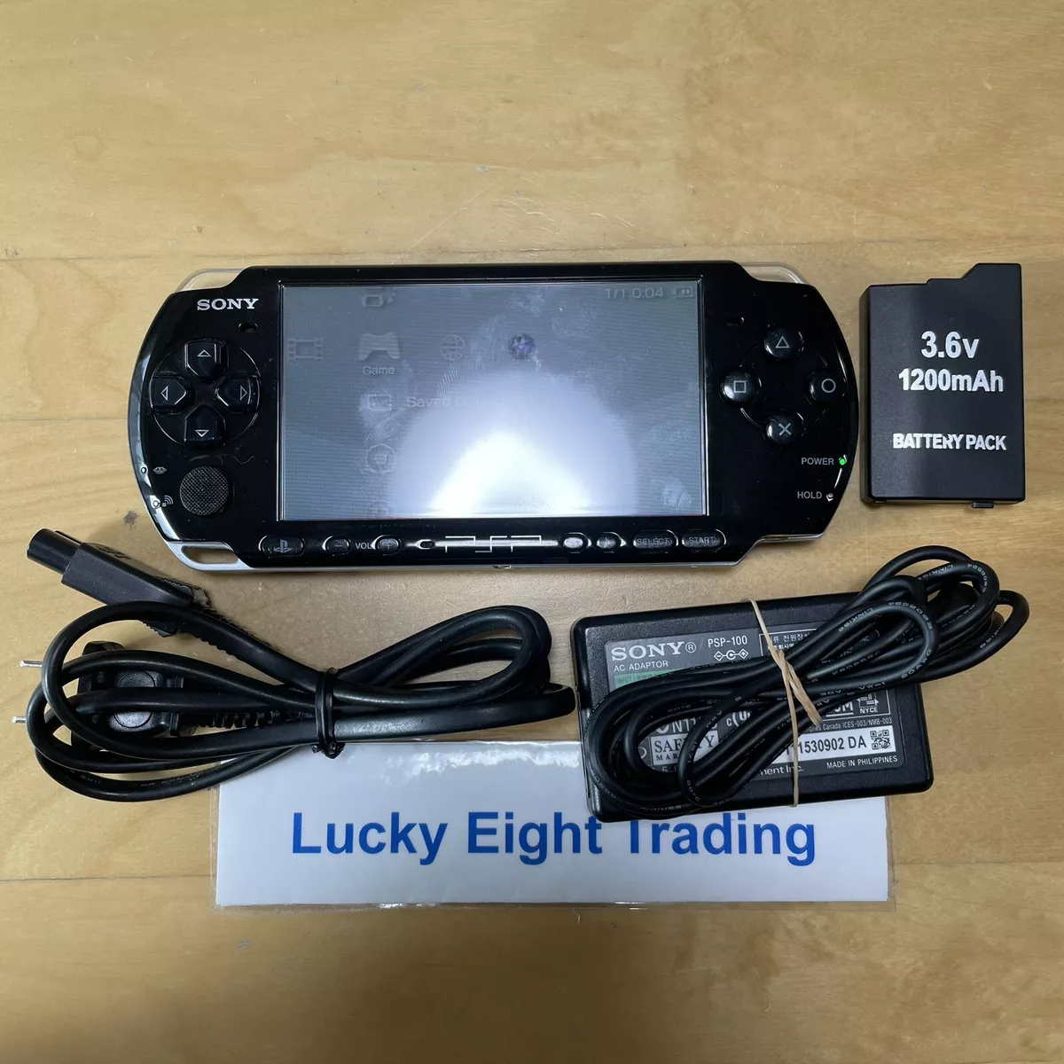 PSP 3000 Piano Black Console Charger Battery [CC] | eBay