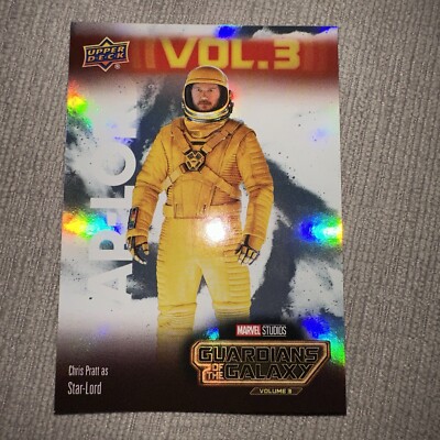 2024 Upper Deck Guardians of the Galaxy Vol 3 Chris Pratt Star-Lord #V-9