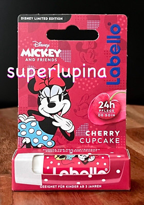 Labello x Disney MINNIE Cherry Cupcake Lip Balm NEW