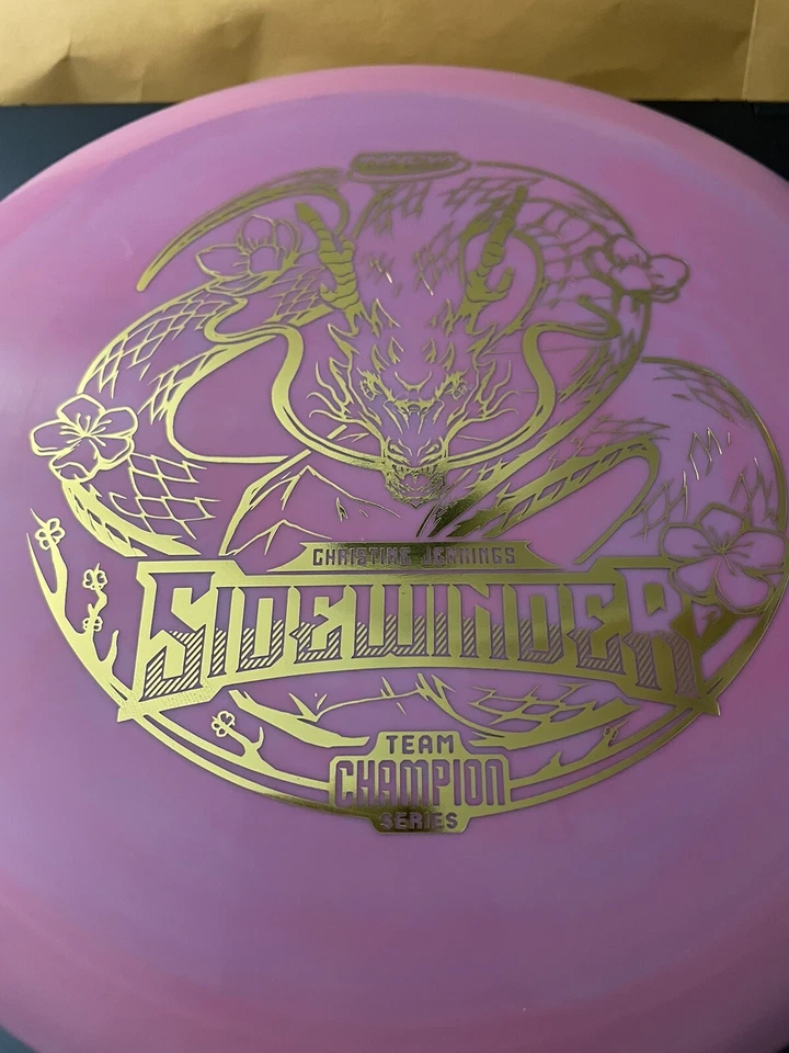 Innova Disc Golf Christine Jennings 2021 Tour Series Sidewinder Driver Swirly - Image 2 of 4