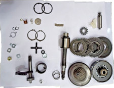 Vespa P200 P200E PX PE LML Gear Box Kit 23 Cogs 7 Springs Clutch 68 Cogs Crono