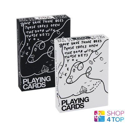 2 Shantell Martin Whitney Black and White Theory 11 Playing Cards Deck Magic New