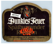 1970s-80s Weingut Rappenhof Rheinhessen German Wine Label Original S33E