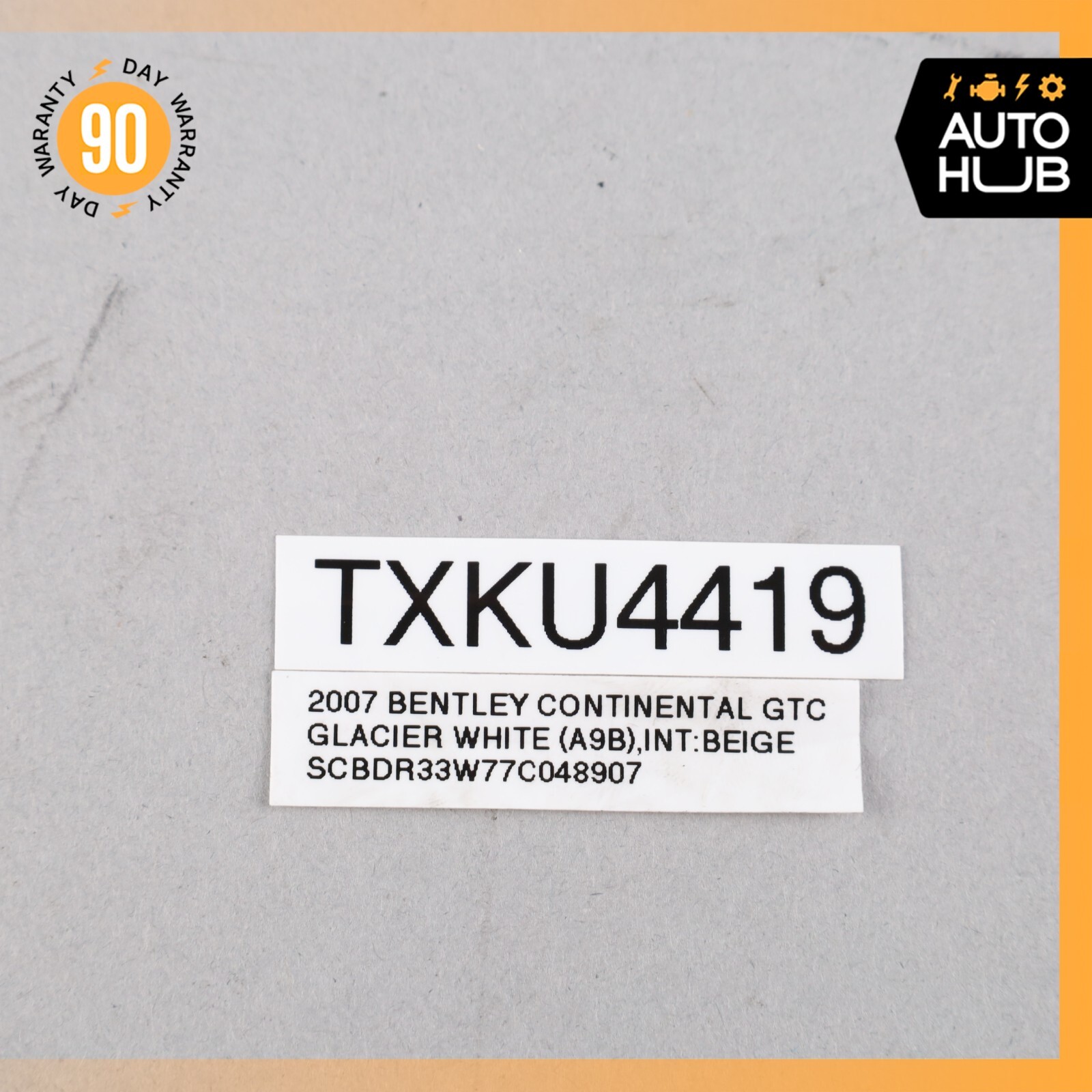 03-13 Bentley Continental GTC 6.0L Left Transmission Oil Cooling Line OEM 60k
