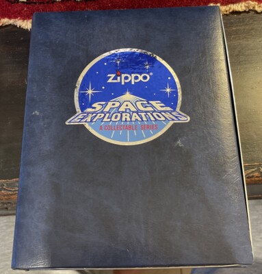 Zippo Lighter Space Explorations Gift Set All Emblem Lighters 