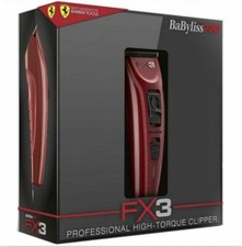 Babyliss Pro RED Ferrari Designed X3 Cord/ Cordless, Adjustable Clipper FXX3C