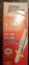 FIRST RESPONSE - 2 DIGITAL PREGNANCY TESTS - 6 DAYS SOONER - EXP. 09/2024