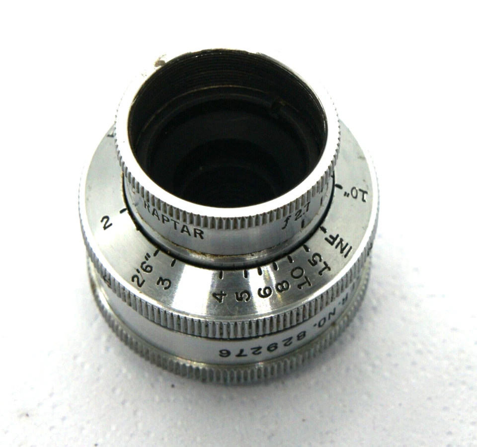 Wollensak Raptar 17 mm  f2.7 C-Mount Cine Movie 16 mm Lens FITS BOLEX ETC - Image 2 of 4
