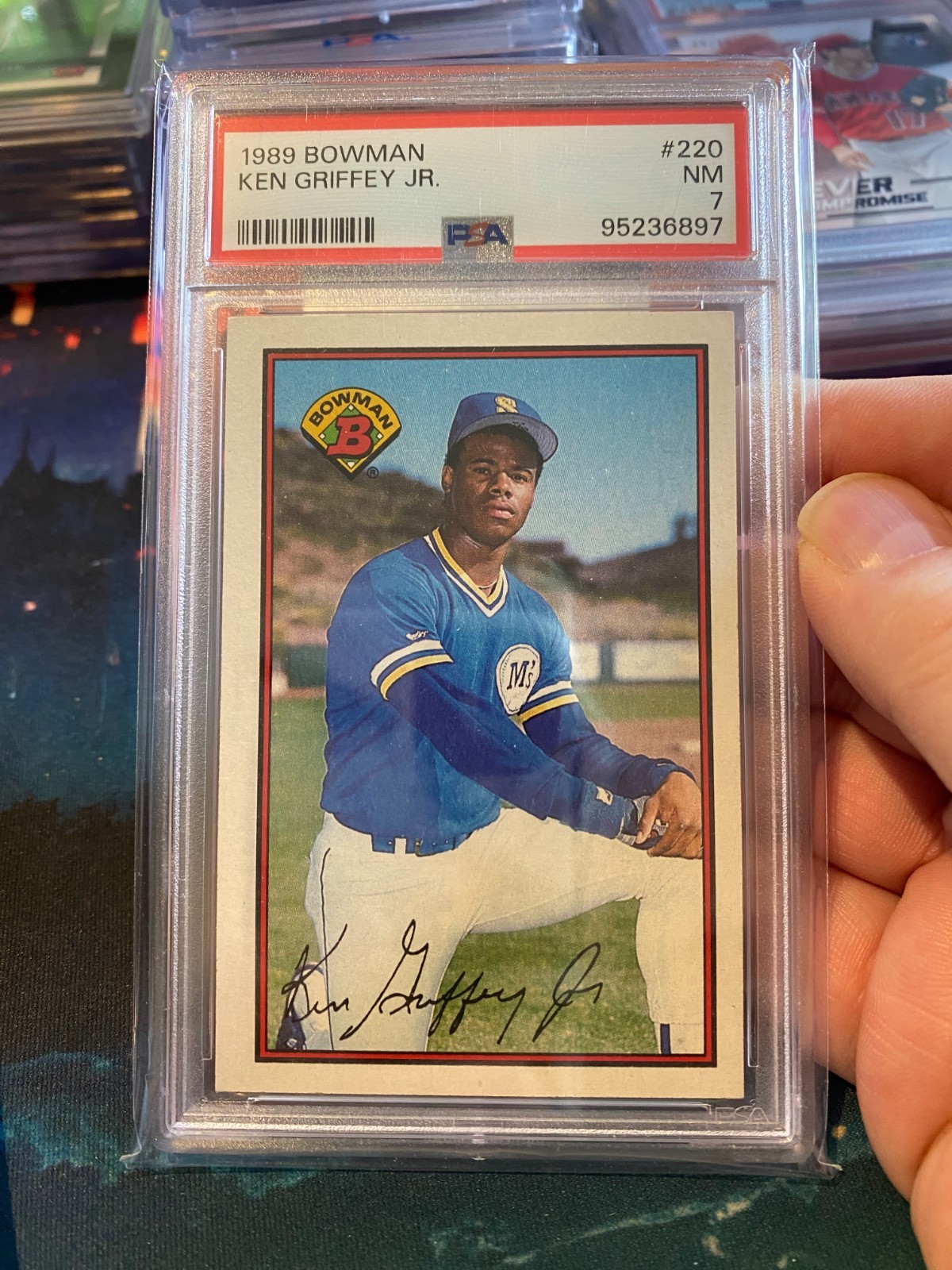 1989 Bowman Ken Griffey Jr. PSA 10 view 3