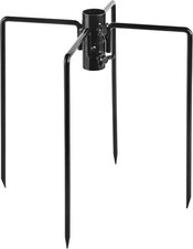 1" Bird Pole Stabilizer 4 Prong Base for 1" Pole Stand Station Outdoor Hanging H