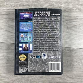 Jeopardy (Sega Genesis, 1992) CIB Complete w/Manual! 