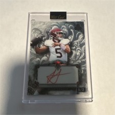 Wild Card 2024 7 Card Studs Tucker Horn Clubs Autographs 1/2 Football