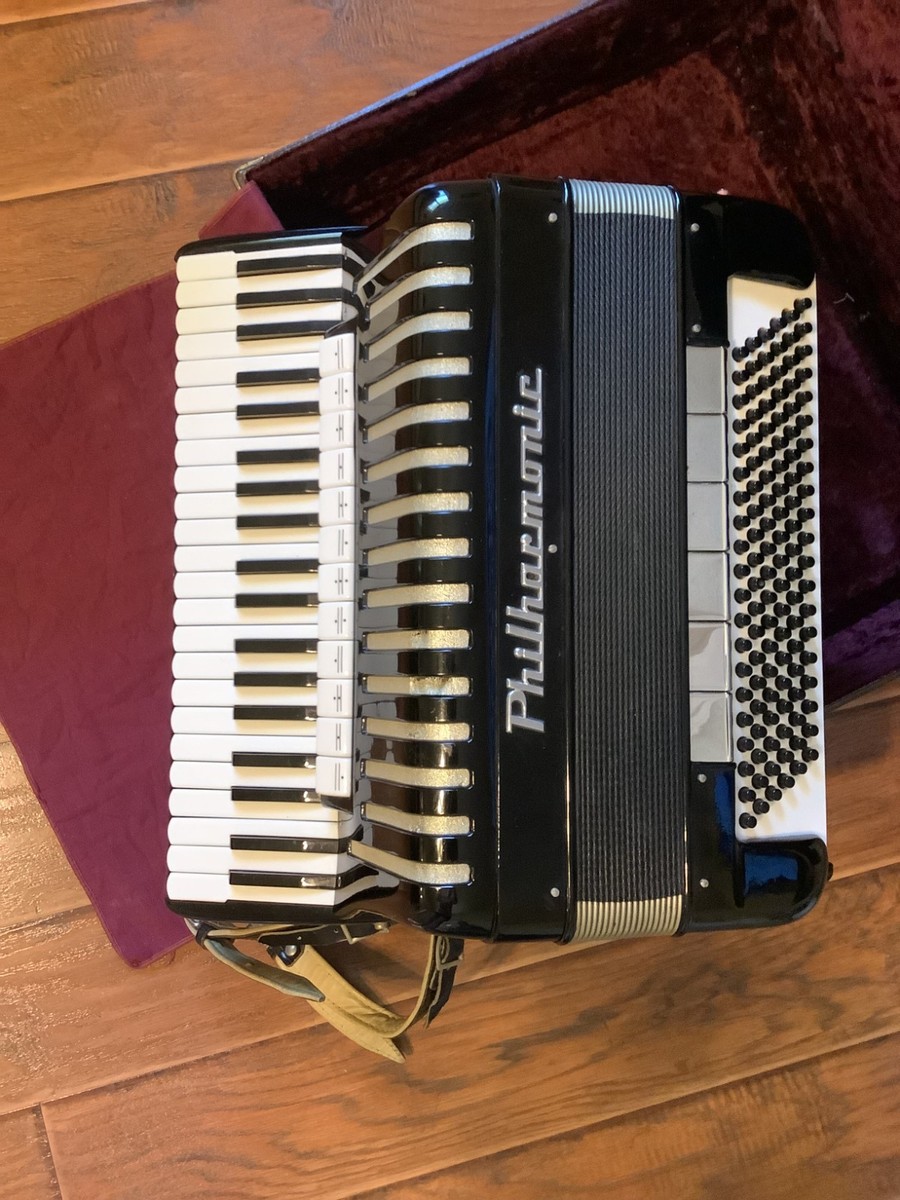 Vintage Italian Philharmonic Brand Piano Accordion | eBay