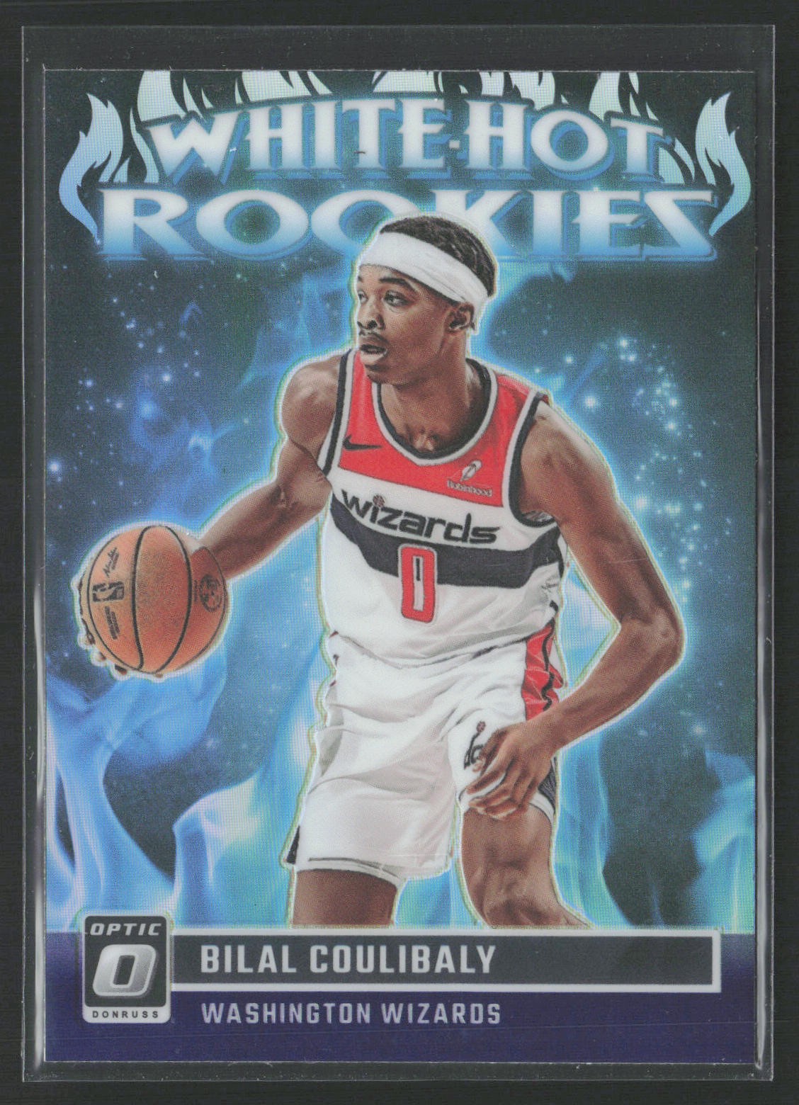 2023-24 Donruss Optic #4 Bilal Coulibaly White Hot Rookies Purple