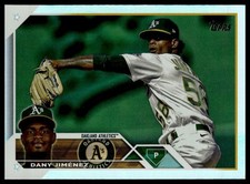 2023 Topps #164 Dany Jimenez Rainbow Foil