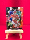 2025 Panini Select Premier Level Prizm Red And Black Shock #107 Patrick Mahomes