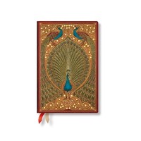 2027 Hafiz's Peacocks Mini Hardcover 12-Month Daily Planner, 416Pg, (Us Import)