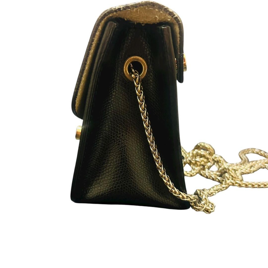 Rare FURLA Metropolis Python Pattern Flap Shoulde… - image 6