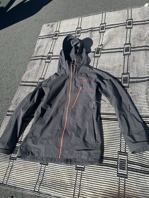 Patagonia GORE-TEX Waterproof Ski Jacket Gray Orange Insulated