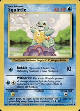 Squirtle 63/102 Common Base Set Multi Item Discount MP