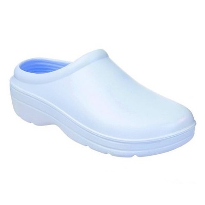 Totes Ultra Tough Super Comfy Metallic Bonnie Blue Clogs. Women's Size 8