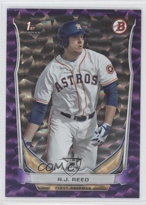 2014 Bowman Draft Purple Ice 97/99 AJ Reed #DP40 2l4