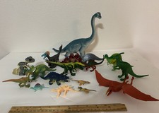 Plastic Dinosaurs, Group Of 17 Dinosaurs