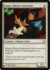 1x Near Mint, English Empty-Shrine Kannushi - The List - The List Reprints