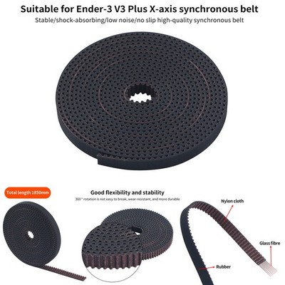 Für CREALITY Ender-3 V3 PLUS 3D-Drucker X/Z-Achse Zahnriemen Synchronriemen x1