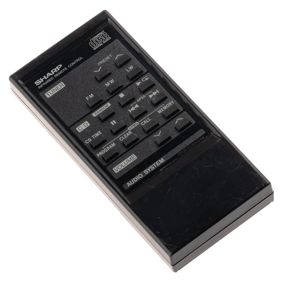 Sharp RRMCG0185AFSA Télécommande Pour GX-CD75 GX-CD65 / Vérifiée - Photo 1/1