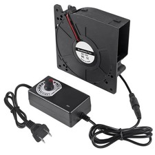 Centrifugal Blower Fan 120mm x 32mm AC 110V/220V with Speed Controller, High Air