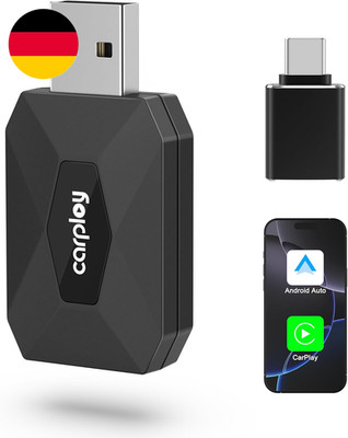Wireless Carplay Adapter, 2026 Upgrade 3X Schnelleres Auto-Verbindung & Keine La