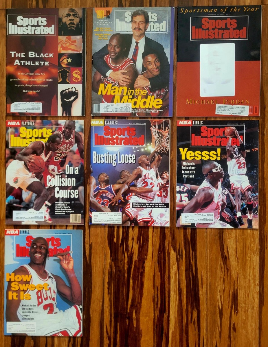 MICHAEL JORDAN COVER #17-#23 MAGAZINE LOT (7) 1991 - 1992 SPORTS