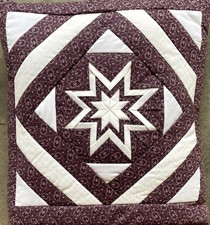 Quillow (Combo Pillow/Small Blanket) Folded Star KQ1 Amish Made in USA