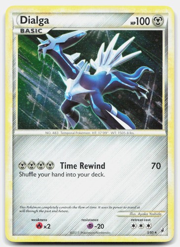 Dialga 3/95 Holo Rare Call of Legends Pokemon Lightly Played