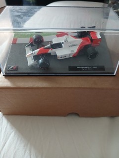 McLaren MP4/4 1988 Ayrton Senna 1:43 Diecast Model Display Case.