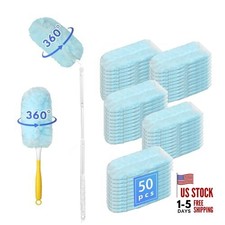 50 Count Duster Refills 360° Heavy Duty Duster Refills Kit Compatible with