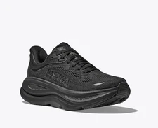 Hoka One One Bondi 9 1162013-BBLC Sneakers Mens Black EE-Wide Road Running Shoes