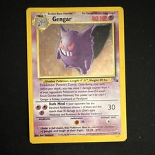 Gengar 5/62 Fossil 1999 English Holo Rare WOTC