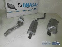 Imasaf Auspuffanlage + Kat für Peugeot 206 SchräGheck 2.0 S16 100KW Euro3 2000-
