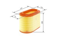 Bosch Luftfilter F 026 400 046 Filtereinsatz FüR A1 Hyundai Starex Bus Crdi Tci