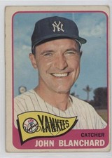 1965 Topps Johnny Blanchard #388 0z0n