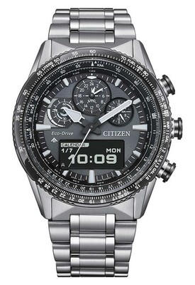 Citizen Promaster JV2006-55H Skyhawk Eco-Drive Black Sapphire Stainless Steel