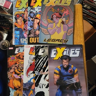 Exiles vol. #1 3 4 5 6 7 10 TPB GN Marvel comics lot feat. X-Men