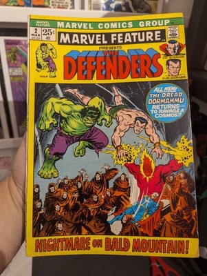Marvel Feature #2 2nd Defenders Appearance (Marvel Comics March 1972)
