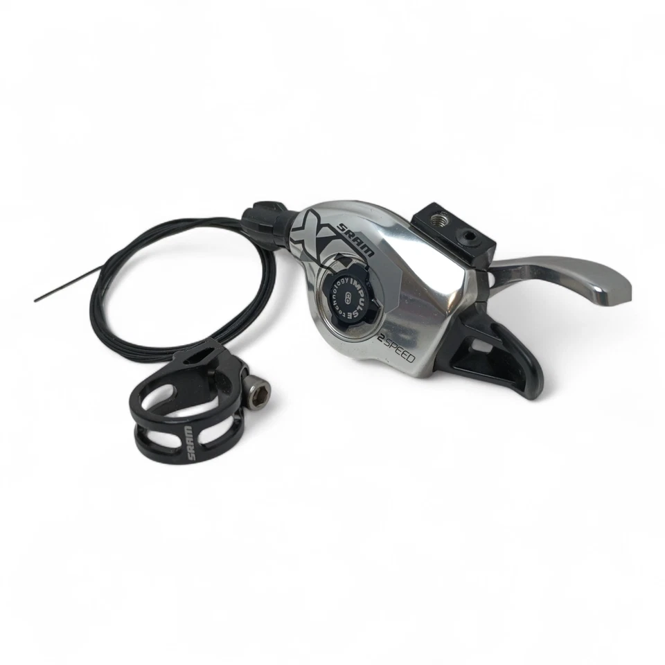 SRAM XO 2 Speed Chrome Silver Left Hand Shfiter MTB RETRO NOS - Image 2 of 4